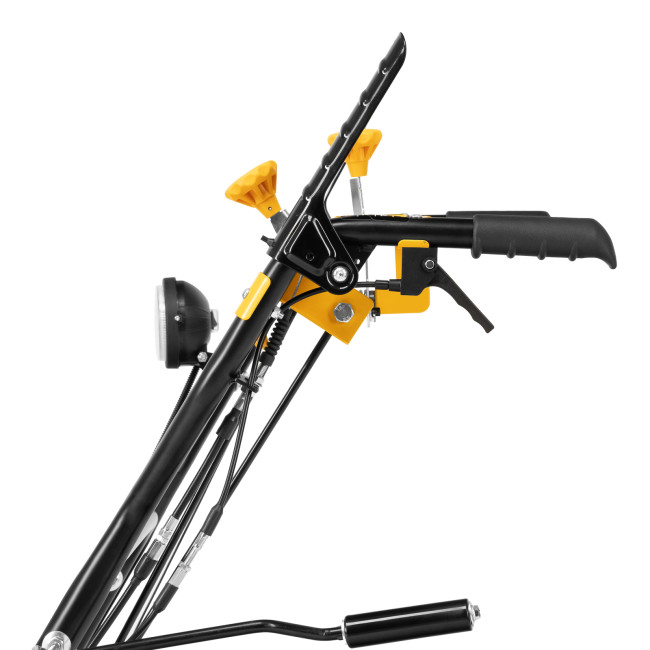 Гибридная снегоуборочная машина с функц. подметания SWB-800, 212 сс, руч. старт, 2 насадки// Denzel в Новосибирске