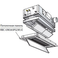 Toshiba Потолочная панель (RBC-UW283PG(W)-E) в Новосибирске