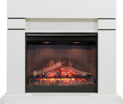 Каминокомплект Lindos - Белый (Высота 985мм) с очагом Symphony 26'' DF2608-INT