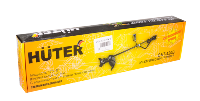 Триммер электрический Huter GET-420B в Новосибирске