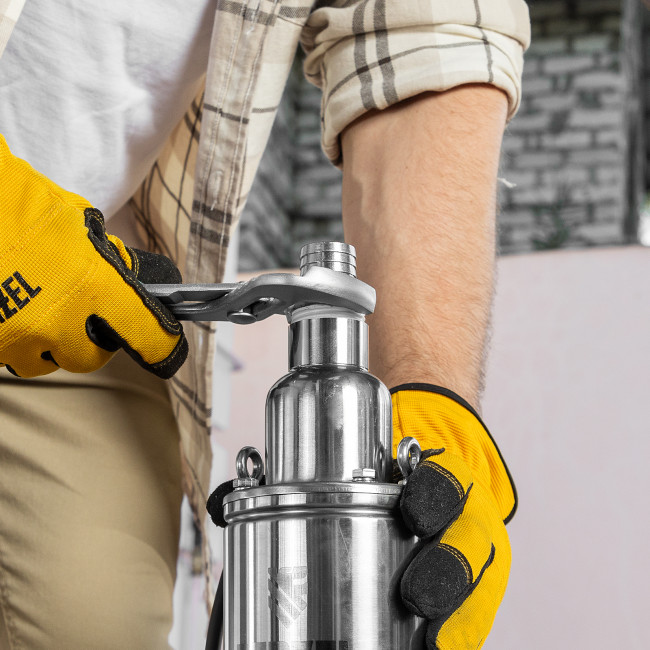 Скважинный насос DWS-4-150, винтовой, диаметр 4", 1300 Вт, 2000 л/ч, напор 150 м Denzel в Новосибирске Скважинный насос DWS-4-150, винтовой, диаметр 4", 1300 Вт, 2000 л/ч, напор 150 м Denzel в Новосибирске