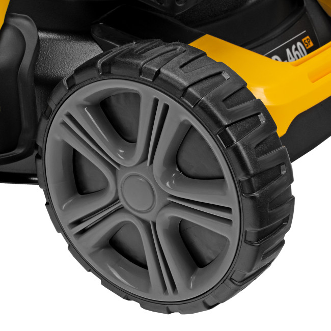 Газонокосилка бензиновая GLD-460SP, 146 куб.см, ширина 46 см, привод 7 уровней, травосборник 50 л Denzel в Новосибирске