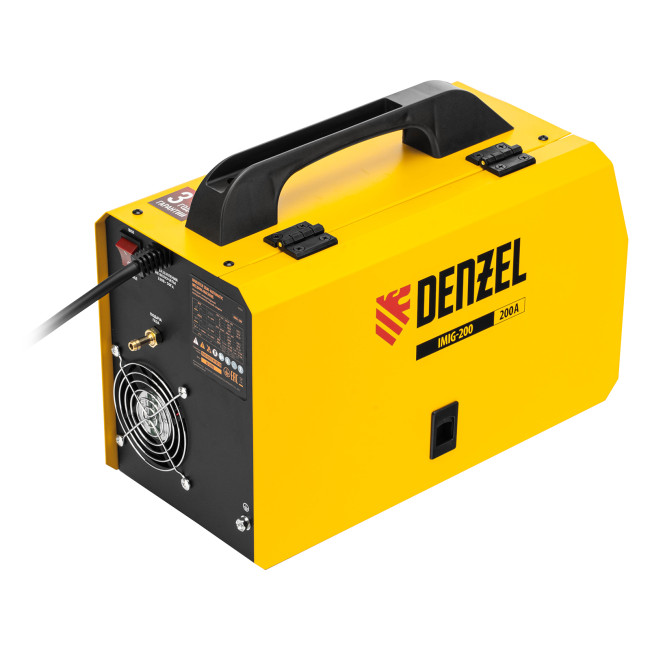 Аппарат инвертор. полуавтомат. cварки IMIG-200, 200 А, ПВ 60%, катушка 5 кг Denzel в Новосибирске