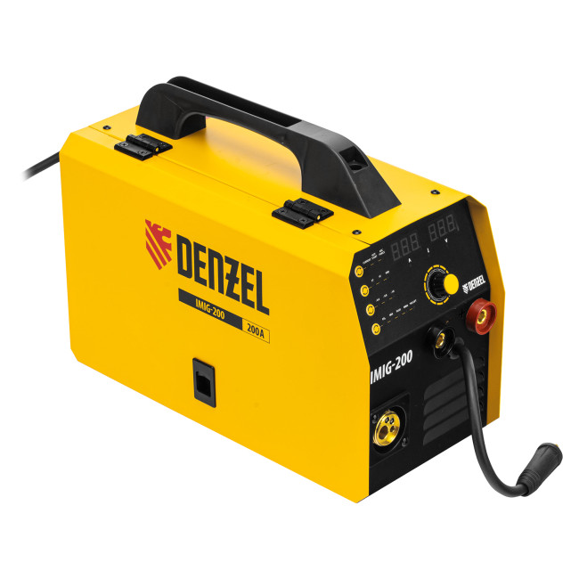 Аппарат инвертор. полуавтомат. cварки IMIG-200, 200 А, ПВ 60%, катушка 5 кг Denzel в Новосибирске