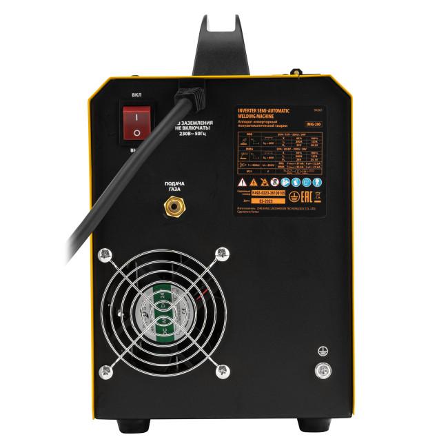 Аппарат инвертор. полуавтомат. cварки IMIG-200, 200 А, ПВ 60%, катушка 5 кг Denzel в Новосибирске