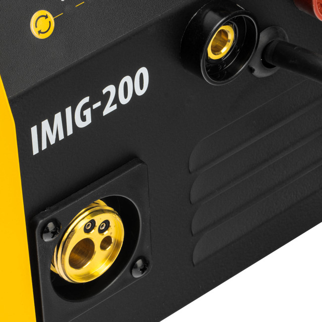 Аппарат инвертор. полуавтомат. cварки IMIG-200, 200 А, ПВ 60%, катушка 5 кг Denzel в Новосибирске