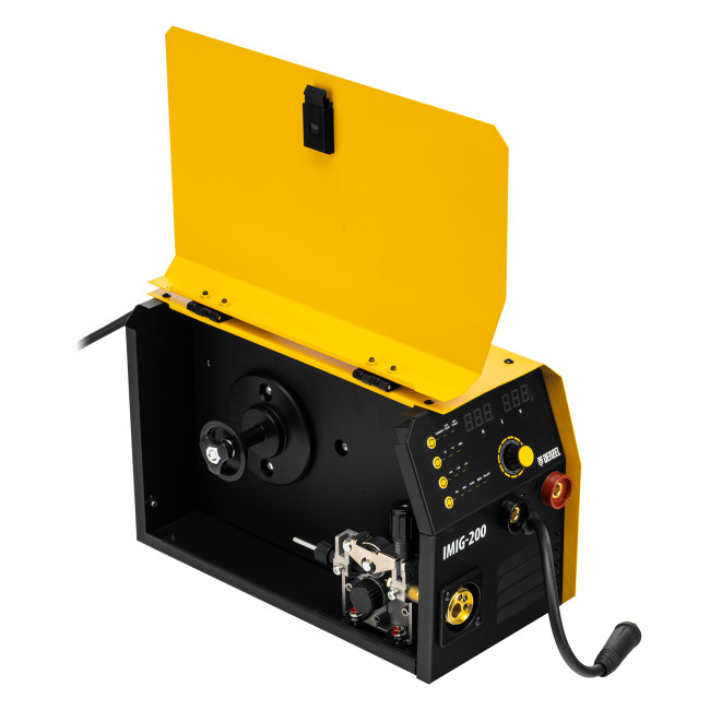 Аппарат инвертор. полуавтомат. cварки IMIG-200, 200 А, ПВ 60%, катушка 5 кг Denzel в Новосибирске