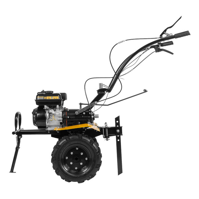 Мотоблок DPT-270X, 7 л.с., диск.сцеп, шир 90 см, глуб 35 см,фрез 3х4,ВОМ,скор 2В/1Н,кол 8" Denzel в Новосибирске