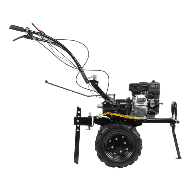 Мотоблок DPT-270X, 7 л.с., диск.сцеп, шир 90 см, глуб 35 см,фрез 3х4,ВОМ,скор 2В/1Н,кол 8" Denzel в Новосибирске