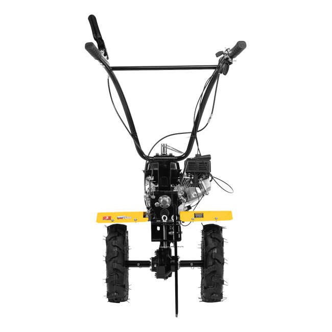 Мотоблок DPT-270X, 7 л.с., диск.сцеп, шир 90 см, глуб 35 см,фрез 3х4,ВОМ,скор 2В/1Н,кол 8" Denzel в Новосибирске