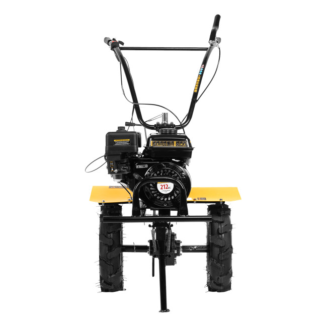 Мотоблок DPT-270X, 7 л.с., диск.сцеп, шир 90 см, глуб 35 см,фрез 3х4,ВОМ,скор 2В/1Н,кол 8" Denzel в Новосибирске