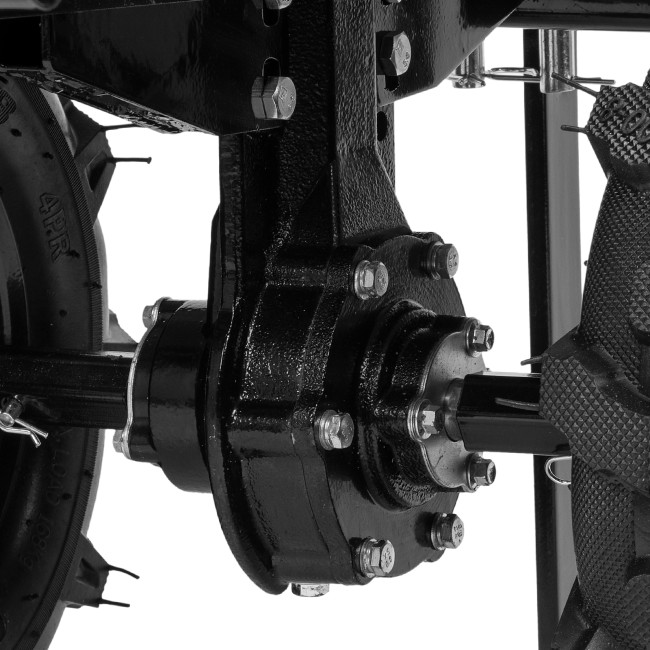 Мотоблок DPT-270X, 7 л.с., диск.сцеп, шир 90 см, глуб 35 см,фрез 3х4,ВОМ,скор 2В/1Н,кол 8" Denzel в Новосибирске