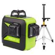 Комплект: лазерный уровень RGK PR-3G + штанга-упор Комплект: лазерный уровень RGK PR-3G + штанга-упор