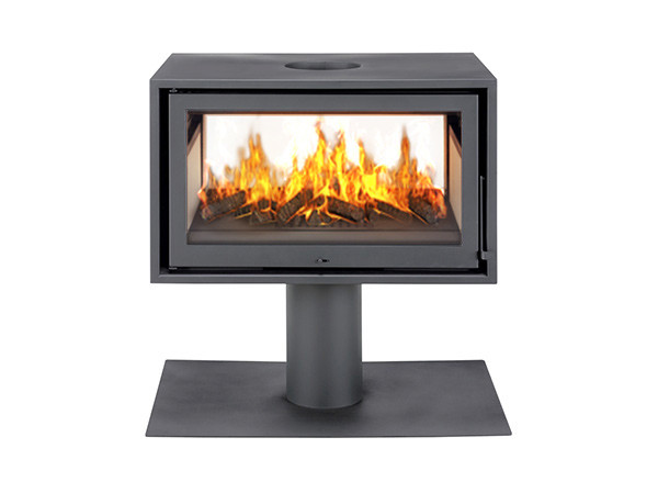 Печь-камин Solzaima Slim Box в Новосибирске