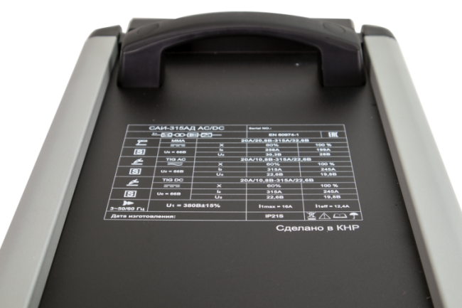 Сварочный аппарат инверторный Ресанта САИ-315АД (АС/DC) в Новосибирске