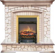 Каминокомплект Preston - Белый/Слоновая кость с патиной с очагом Fobos FX M Brass Каминокомплект Preston - Белый/Слоновая кость с патиной с очагом Fobos FX M Brass