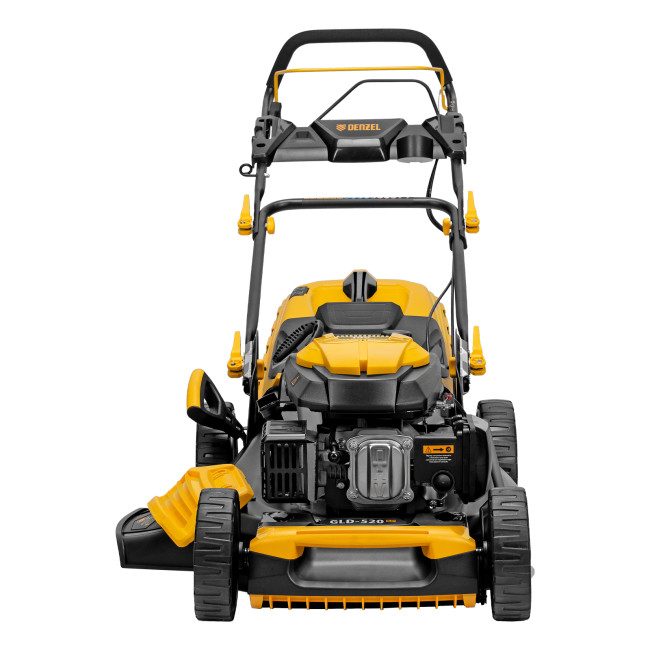 Газонокосилка бензиновая GLD-520SP, 196 куб.см, ширина 52 см, привод, 7 уровней,травосборник 60 л Denzel в Новосибирске