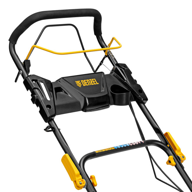 Газонокосилка бензиновая GLD-520SP, 196 куб.см, ширина 52 см, привод, 7 уровней,травосборник 60 л Denzel в Новосибирске