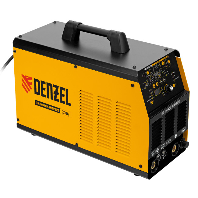 Аппарат инвертор. аргонодуговой сварки ITIG-200 ACDC Mix Pulse, 200 А, ПВ 60% Denzel в Новосибирске