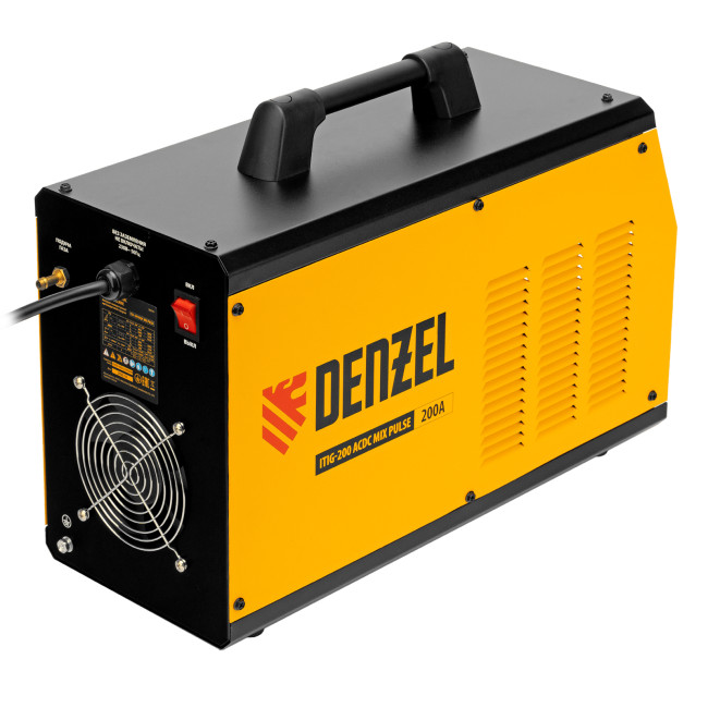 Аппарат инвертор. аргонодуговой сварки ITIG-200 ACDC Mix Pulse, 200 А, ПВ 60% Denzel в Новосибирске