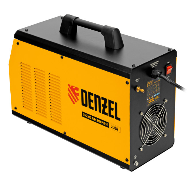 Аппарат инвертор. аргонодуговой сварки ITIG-200 ACDC Mix Pulse, 200 А, ПВ 60% Denzel в Новосибирске
