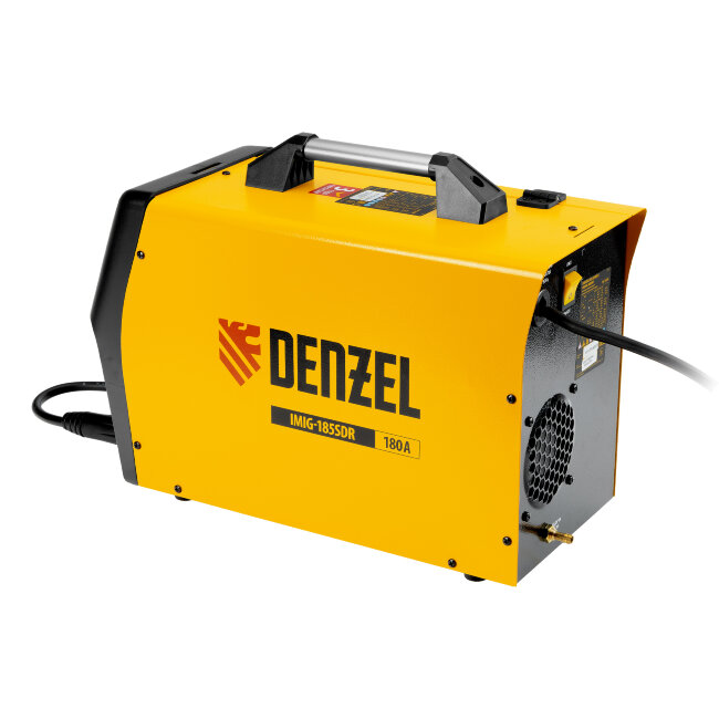 Аппарат инвертор. полуавтомат. cварки IMIG-185SDR, 180 А, ПВ 60%, катушка 5 кг Denzel в Новосибирске