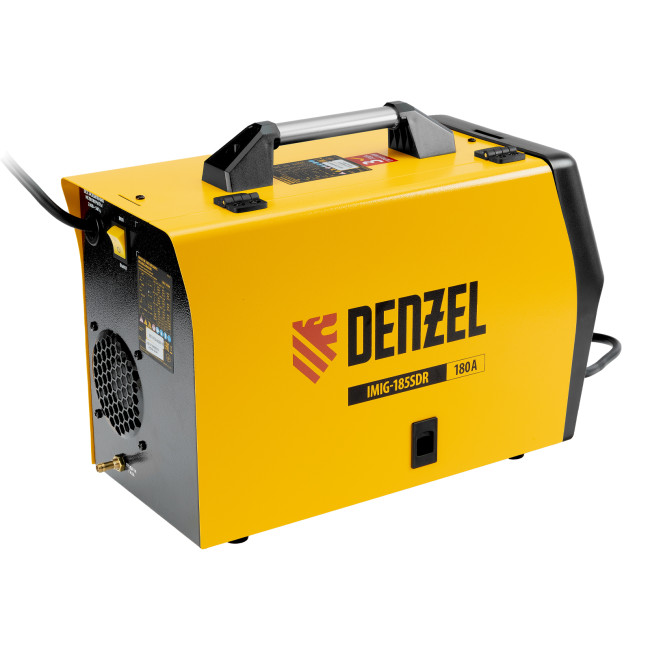 Аппарат инвертор. полуавтомат. cварки IMIG-185SDR, 180 А, ПВ 60%, катушка 5 кг Denzel в Новосибирске