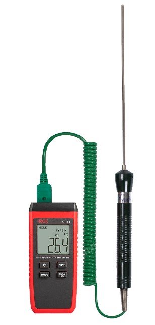 Термометр RGK CT-11 с погружным зондом температуры TR-10W в Новосибирске
