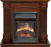 Каминокомплект Boston - Темный дуб (Высота 925см) с очагом Majestic FX Black Каминокомплект Boston - Темный дуб (Высота 925см) с очагом Majestic FX Black
