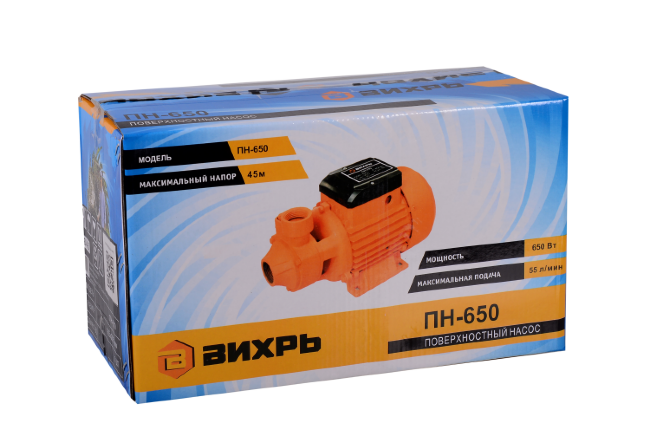 Поверхностный насос ВИХРЬ ПН-650 в Новосибирске