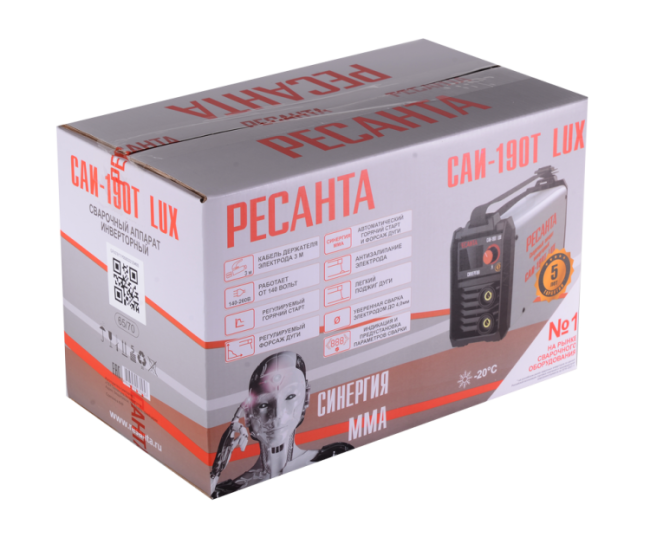 Сварочный аппарат инверторный РЕСАНТА САИ-190T LUX в Новосибирске