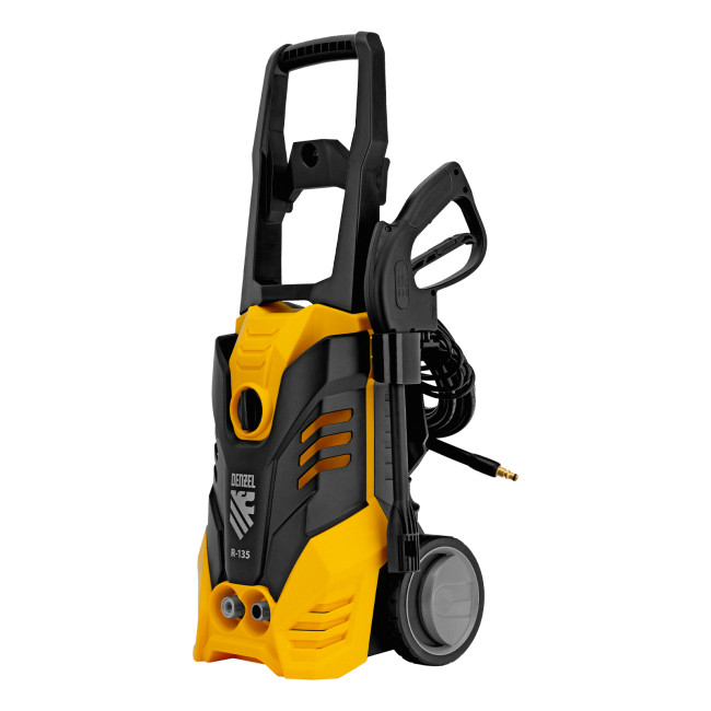 Моечная машина высокого давления R-135, 1800 Вт, 135 бар, 6 л/мин, колесная Denzel в Новосибирске