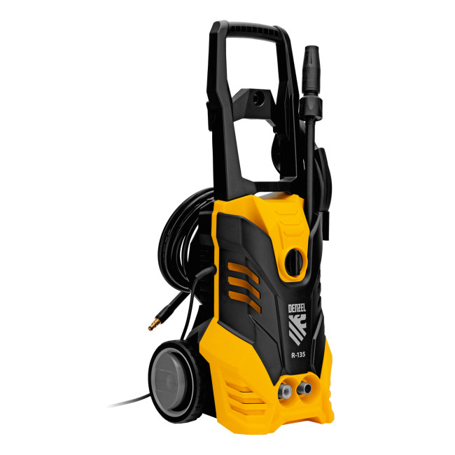 Моечная машина высокого давления R-135, 1800 Вт, 135 бар, 6 л/мин, колесная Denzel в Новосибирске