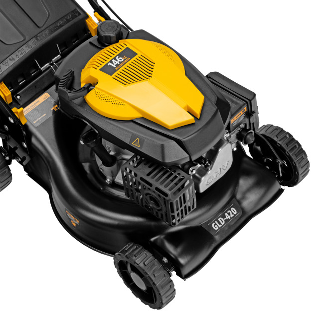 Газонокосилка бензиновая GLD-420, 146 см3, ширина 42 см, 40 л Denzel в Новосибирске Газонокосилка бензиновая GLD-420, 146 см3, ширина 42 см, 40 л Denzel в Новосибирске