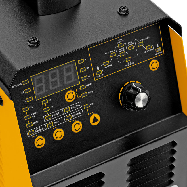 Аппарат инвертор. аргонодуговой сварки ITIG-200 DС Pulse Cold Weld, 200 А, ПВ 60% Denzel в Новосибирске