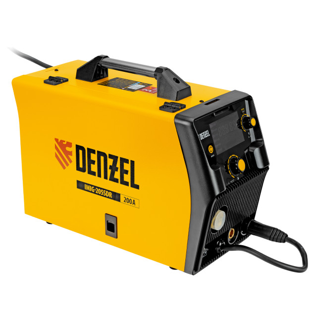 Аппарат инвертор. полуавтомат. cварки IMIG-205SDR, 200 А, ПВ 60%, катушка 5 кг Denzel в Новосибирске