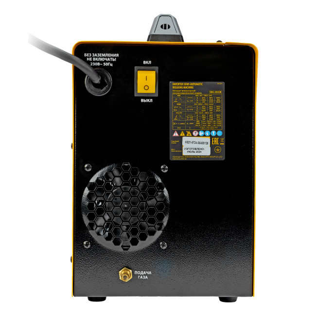 Аппарат инвертор. полуавтомат. cварки IMIG-205SDR, 200 А, ПВ 60%, катушка 5 кг Denzel в Новосибирске