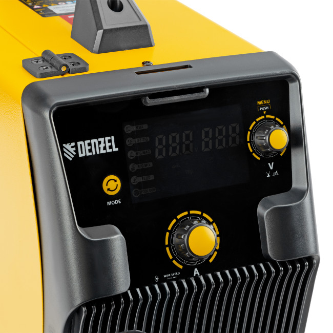 Аппарат инвертор. полуавтомат. cварки IMIG-205SDR, 200 А, ПВ 60%, катушка 5 кг Denzel в Новосибирске