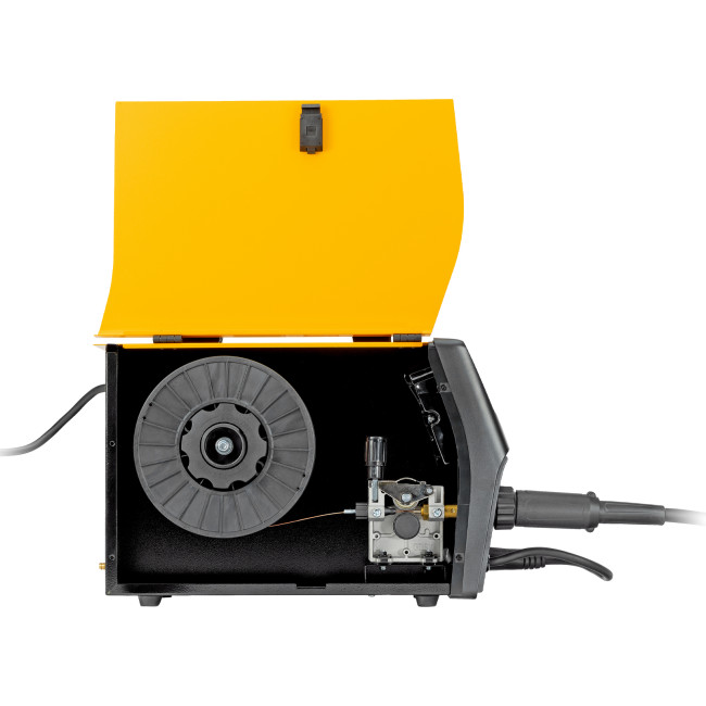 Аппарат инвертор. полуавтомат. cварки IMIG-205SDR, 200 А, ПВ 60%, катушка 5 кг Denzel в Новосибирске