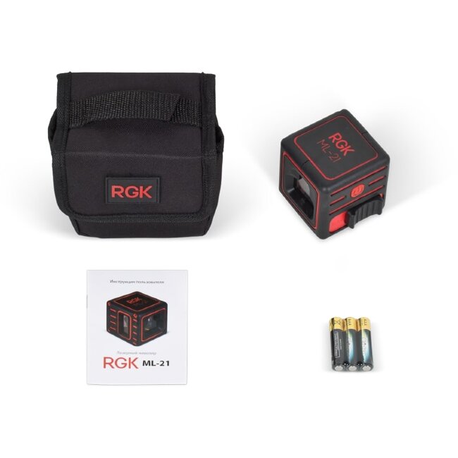 Комплект: лазерный уровень RGK ML-21 + штатив RGK F130 в Новосибирске