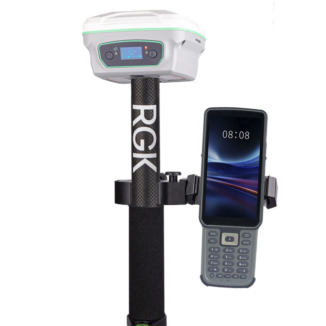 Комплект GNSS-приёмник RGK SR1 с контроллером RGK SC100 и вехой RGK GLS 18 в Новосибирске