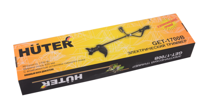 Триммер электрический HUTER GET-1700B в Новосибирске