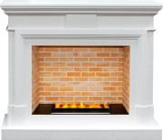 Каминокомплект Coventry - Белый / Кирпич с очагом Cassette 400 LNH-INT PS (без дров) Каминокомплект Coventry - Белый / Кирпич с очагом Cassette 400 LNH-INT PS (без дров)