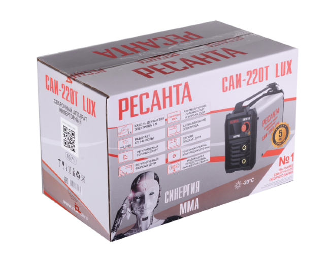Сварочный аппарат инверторный РЕСАНТА САИ-220T LUX в Новосибирске