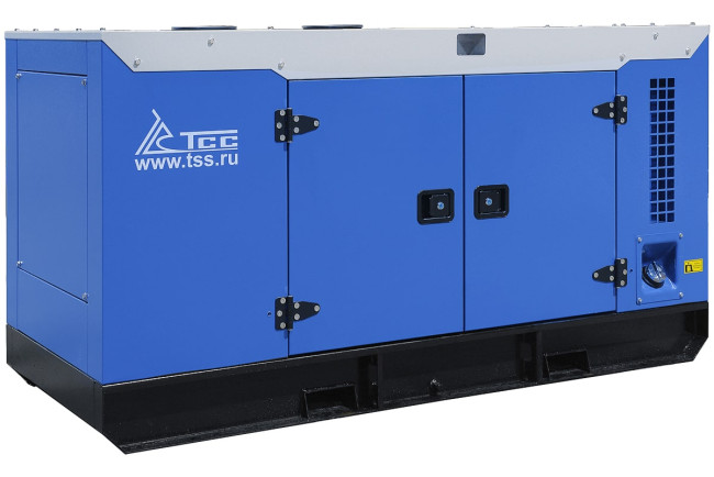 Дизельный генератор ТСС АД-20С-Т400 в шумозащитном кожухе в Новосибирске