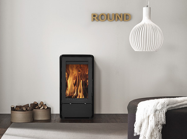 Печь-камин Solzaima Tek Round Eco в Новосибирске