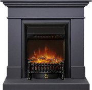 Каминокомплект California SFT (Разборный) - Серый графит с очагом Fobos FX M Black RC