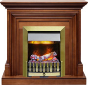 Каминокомплект Bradford - Орех с очагом Danville Antique Brass FB2