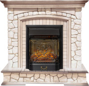 Каминокомплект Preston - Белый/Слоновая кость с патиной с очагом Majestic FX M Black RC Каминокомплект Preston - Белый/Слоновая кость с патиной с очагом Majestic FX M Black RC