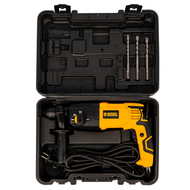 Перфоратор электрический RH-750-24, SDS-plus, 750 Вт, 2.5 Дж, 3 режима Denzel в Новосибирске